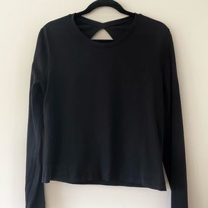 Lululemon long sleeve, open back top